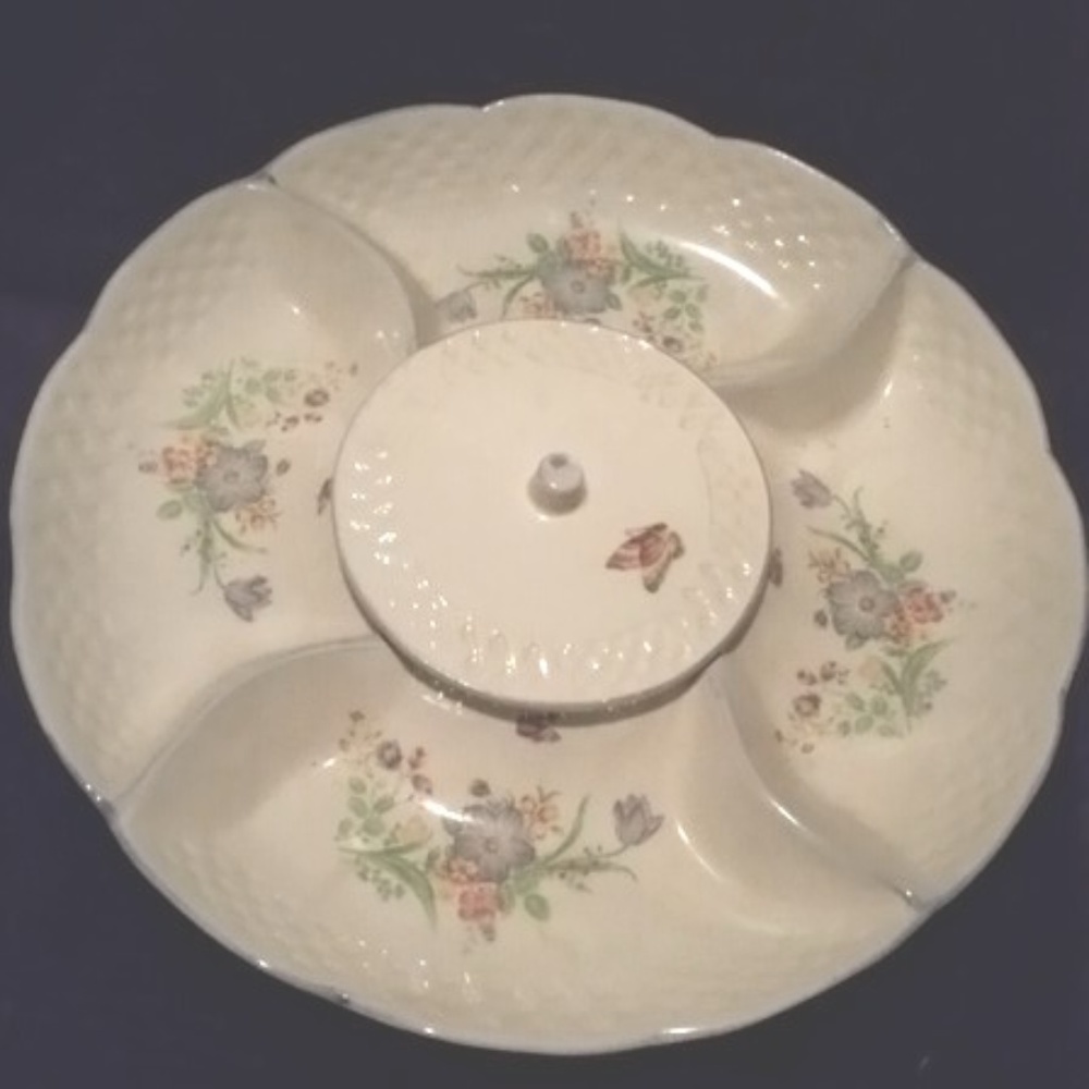 Vintage mixed nuts fruit sauce serving tray- Japan